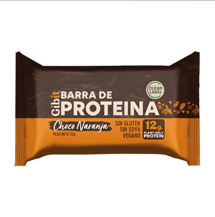 Barra Proteína Gibit - Choco Naranja 45 g (16 un)